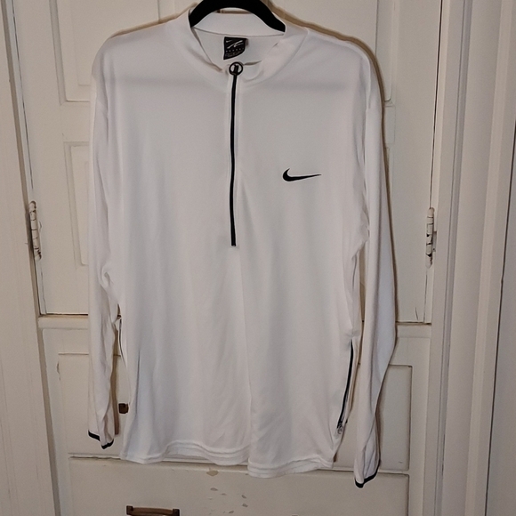 Nike Vintage Agassi Collection Half Zip Tennis Polo - Picture 1 of 9